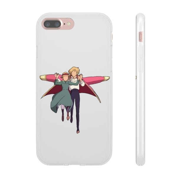 Howl’s Moving Castle – Howl and Sophie Running Classic iPhone Cases Ghibli Store ghibli.store