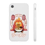 Howl’s Moving Castle – Calcifer Loves Ramen iPhone Cases Ghibli Store ghibli.store