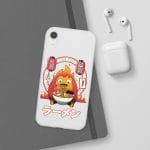 Howl’s Moving Castle – Calcifer Loves Ramen iPhone Cases Howl’s Moving Castle – Calcifer Loves Ramen iPhone Cases Ghibli Store ghibli.store