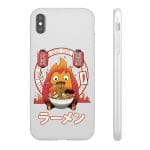 Howl’s Moving Castle – Calcifer Loves Ramen iPhone Cases Ghibli Store ghibli.store