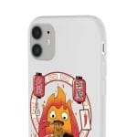 Howl’s Moving Castle – Calcifer Loves Ramen iPhone Cases Ghibli Store ghibli.store