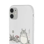 Totoro At The Bus Stop iPhone Cases Ghibli Store ghibli.store