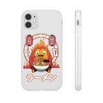 Howl’s Moving Castle – Calcifer Loves Ramen iPhone Cases Ghibli Store ghibli.store