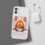 Howl’s Moving Castle – Calcifer Loves Ramen iPhone Cases Howl’s Moving Castle – Calcifer Loves Ramen iPhone Cases Ghibli Store ghibli.store