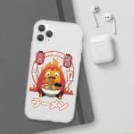 Howl’s Moving Castle – Calcifer Loves Ramen iPhone Cases Howl’s Moving Castle – Calcifer Loves Ramen iPhone Cases Ghibli Store ghibli.store
