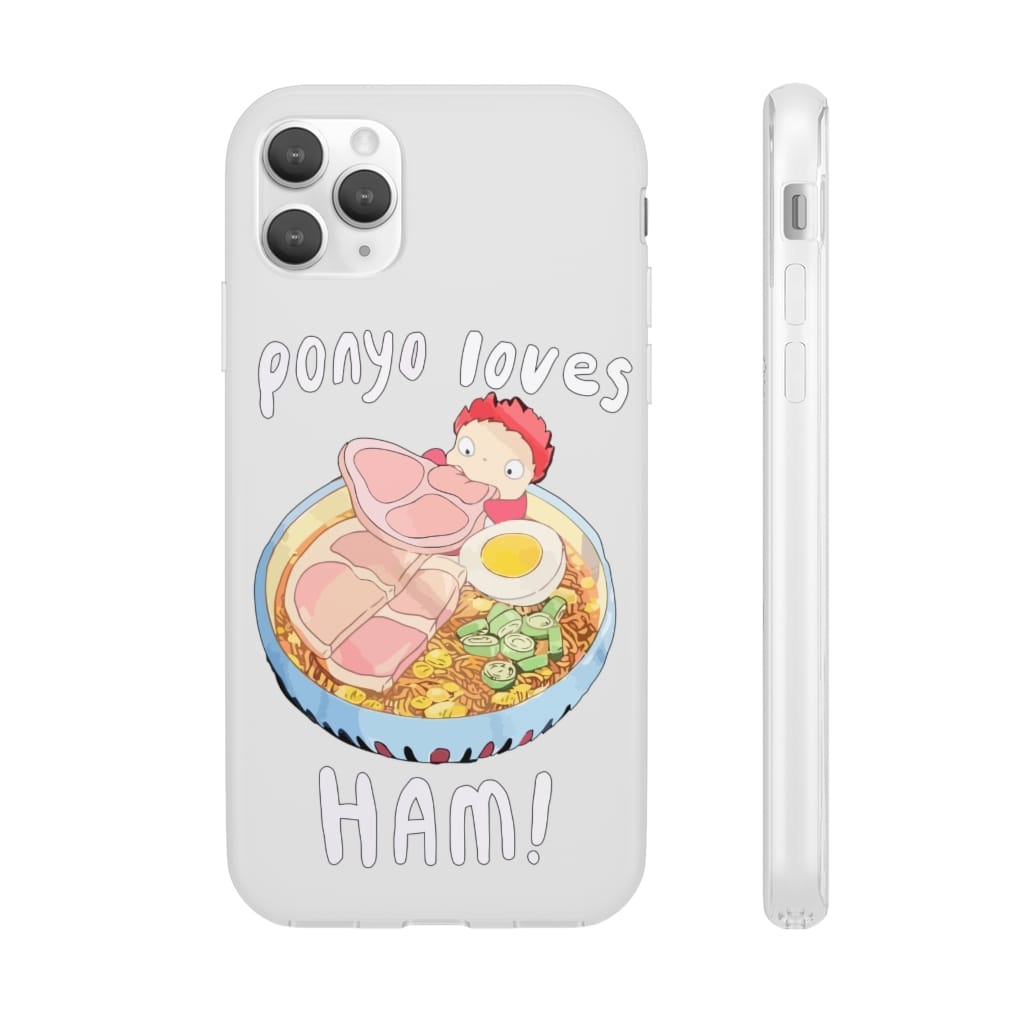 Ponyo Loves Ham iPhone Cases