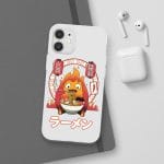 Howl’s Moving Castle – Calcifer Loves Ramen iPhone Cases Ghibli Store ghibli.store