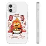 Howl’s Moving Castle – Calcifer Loves Ramen iPhone Cases Ghibli Store ghibli.store