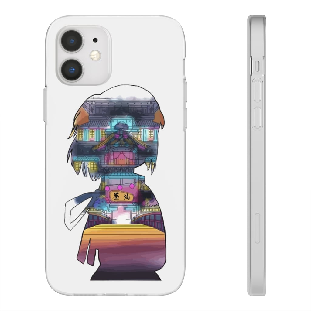 Spirited Away – Sen and The Bathhouse Cutout Colorful iPhone Cases