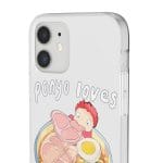 Ponyo Loves Ham iPhone Cases Ghibli Store ghibli.store