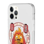 Howl’s Moving Castle – Calcifer Loves Ramen iPhone Cases Ghibli Store ghibli.store