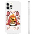 Howl’s Moving Castle – Calcifer Loves Ramen iPhone Cases Ghibli Store ghibli.store