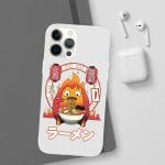 Howl’s Moving Castle – Calcifer Loves Ramen iPhone Cases Howl’s Moving Castle – Calcifer Loves Ramen iPhone Cases Ghibli Store ghibli.store