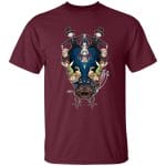 Howl’s Moving Castle Characters Mirror T Shirt Ghibli Store ghibli.store