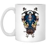 Howl’s Moving Castle Characters Mirror Mug 11Oz