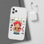 Ponyo very first Ramen iPhone Cases Ghibli Store ghibli.store