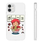 Ponyo very first Ramen iPhone Cases Ghibli Store ghibli.store