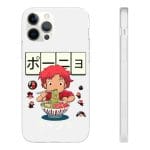 Ponyo very first Ramen iPhone Cases Ghibli Store ghibli.store