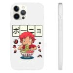 Ponyo very first Ramen iPhone Cases Ghibli Store ghibli.store