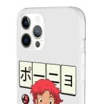 Ponyo very first Ramen iPhone Cases Ghibli Store ghibli.store