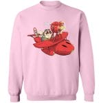 Porco Rosso Chibi Sweatshirt Ghibli Store ghibli.store
