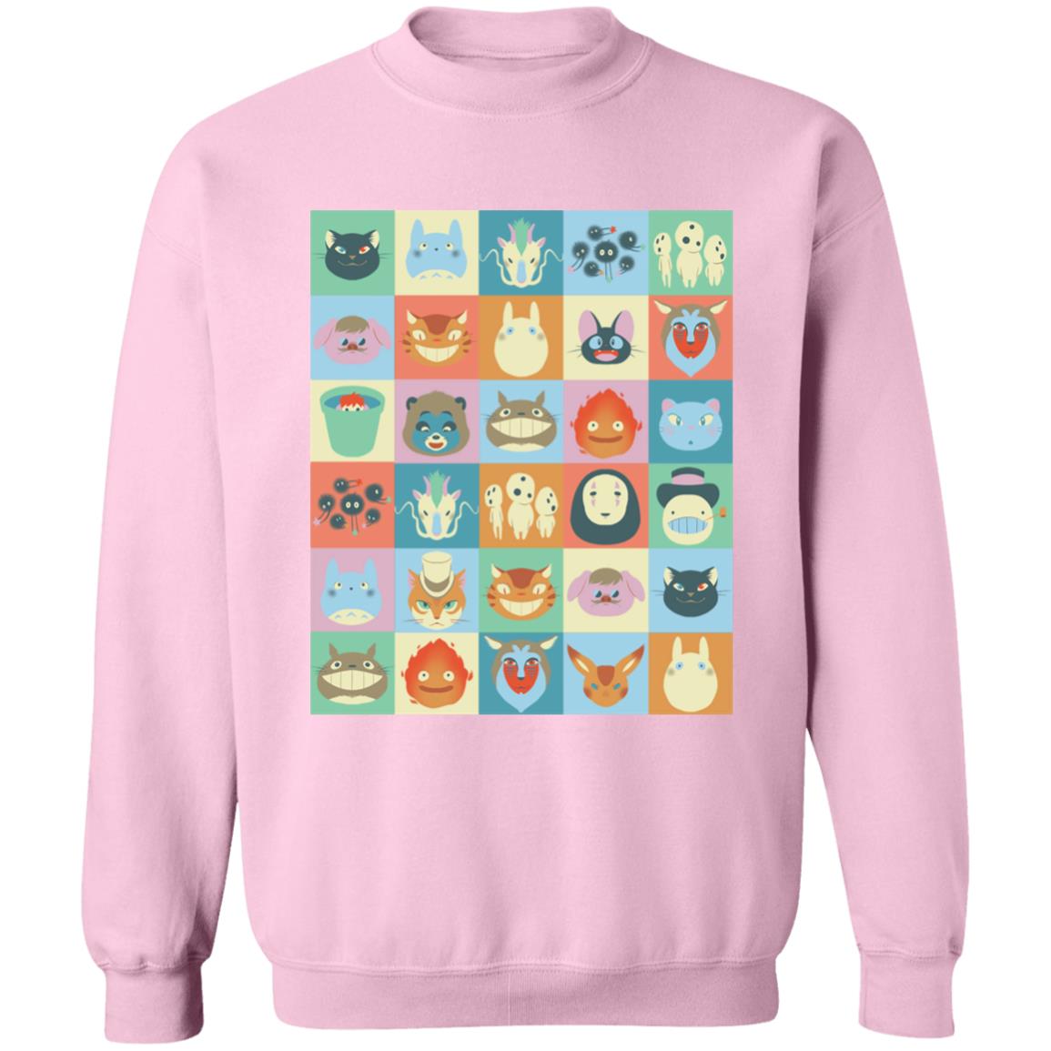 Ghibli Colorful Characters Collection Sweatshirt