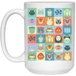 Ghibli Colorful Characters Collection Mug 15Oz