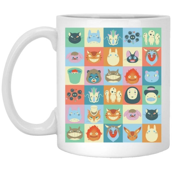 Ghibli Colorful Characters Collection Mug Ghibli Store ghibli.store