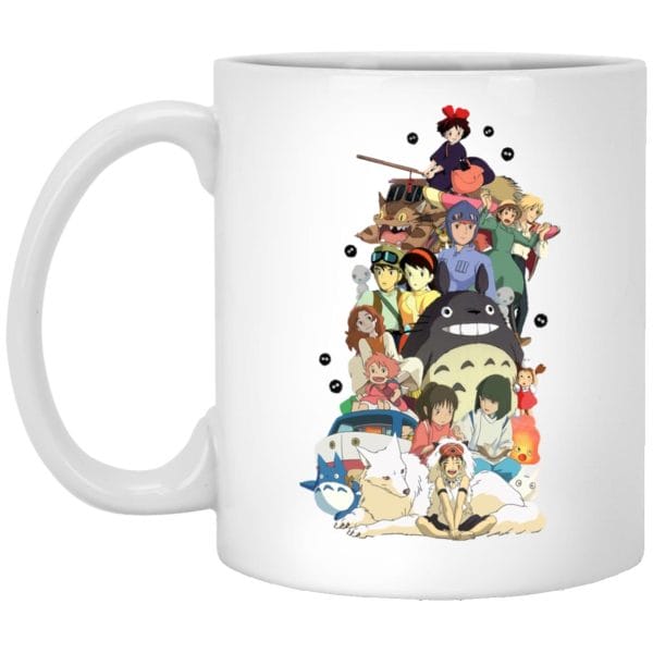 Ghibli Movie Characters Compilation Mug Ghibli Store ghibli.store