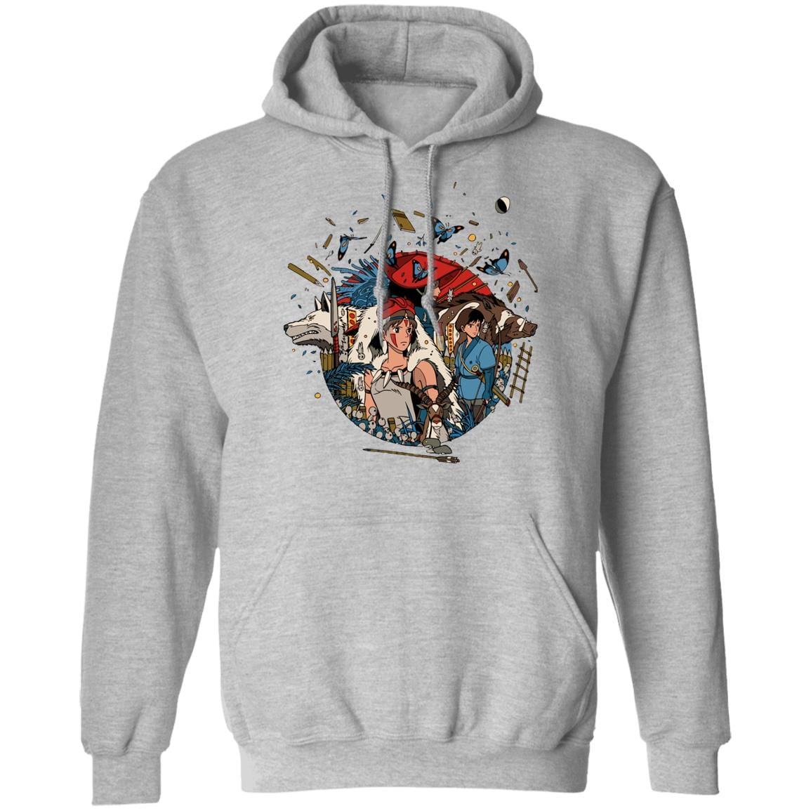 princess mononoke hoodie