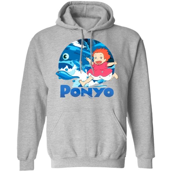 Ghibli Studio Ponyo On The Waves Hoodie Unisex Ghibli Store ghibli.store