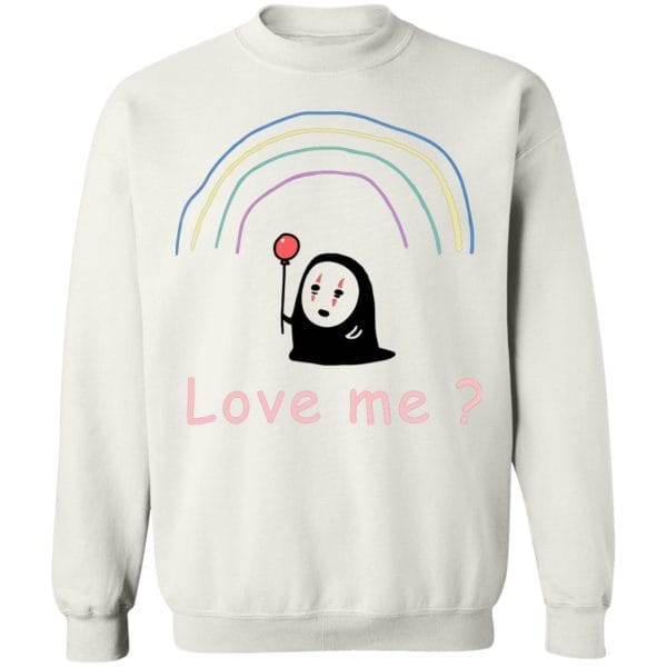 Spirited Away – No Face, Love Me? Sweatshirt Unisex Ghibli Store ghibli.store
