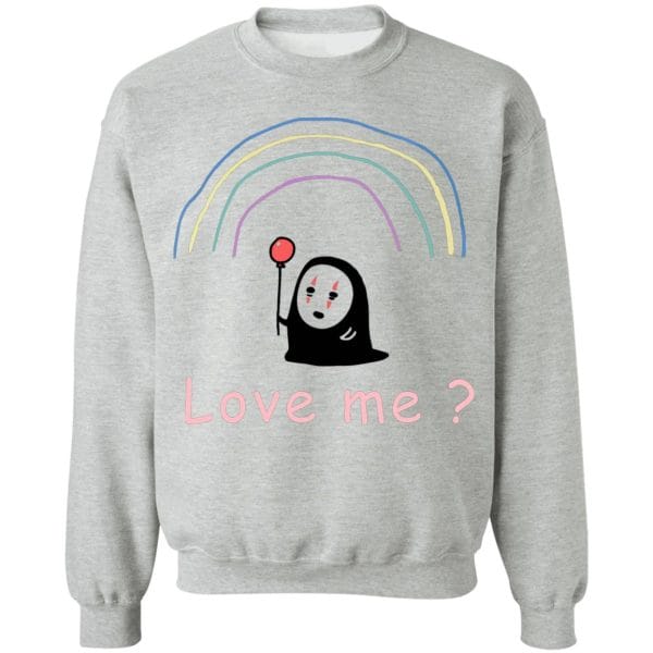 Spirited Away – No Face, Love Me? Sweatshirt Unisex Ghibli Store ghibli.store