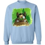 My Neighbor Totoro & Mei Water Color Art Sweatshirt Ghibli Store ghibli.store