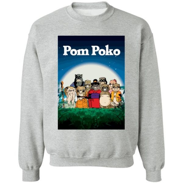 Pom Poko Poster Sweatshirt Unisex Ghibli Store ghibli.store