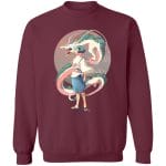 Haku and The Dragon Sweatshirt Ghibli Store ghibli.store