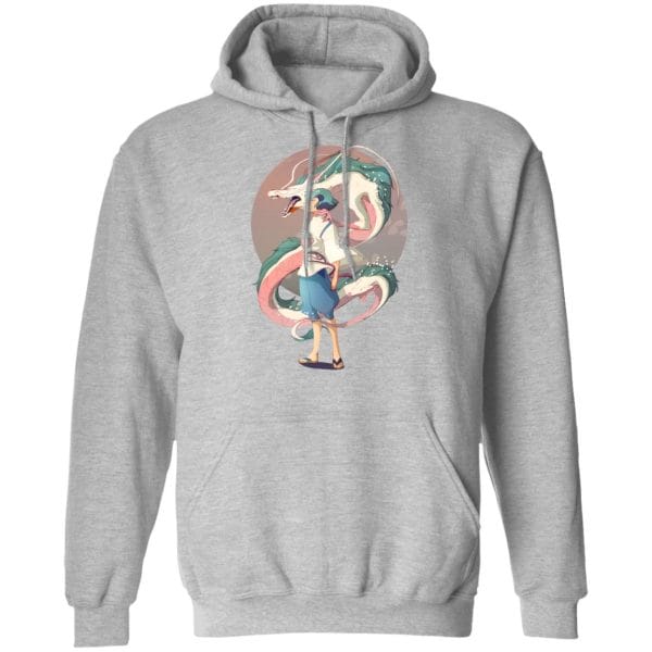 Haku and The Dragon Sweatshirt Ghibli Store ghibli.store
