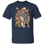 Totoro by the Flowers T Shirt Ghibli Store ghibli.store