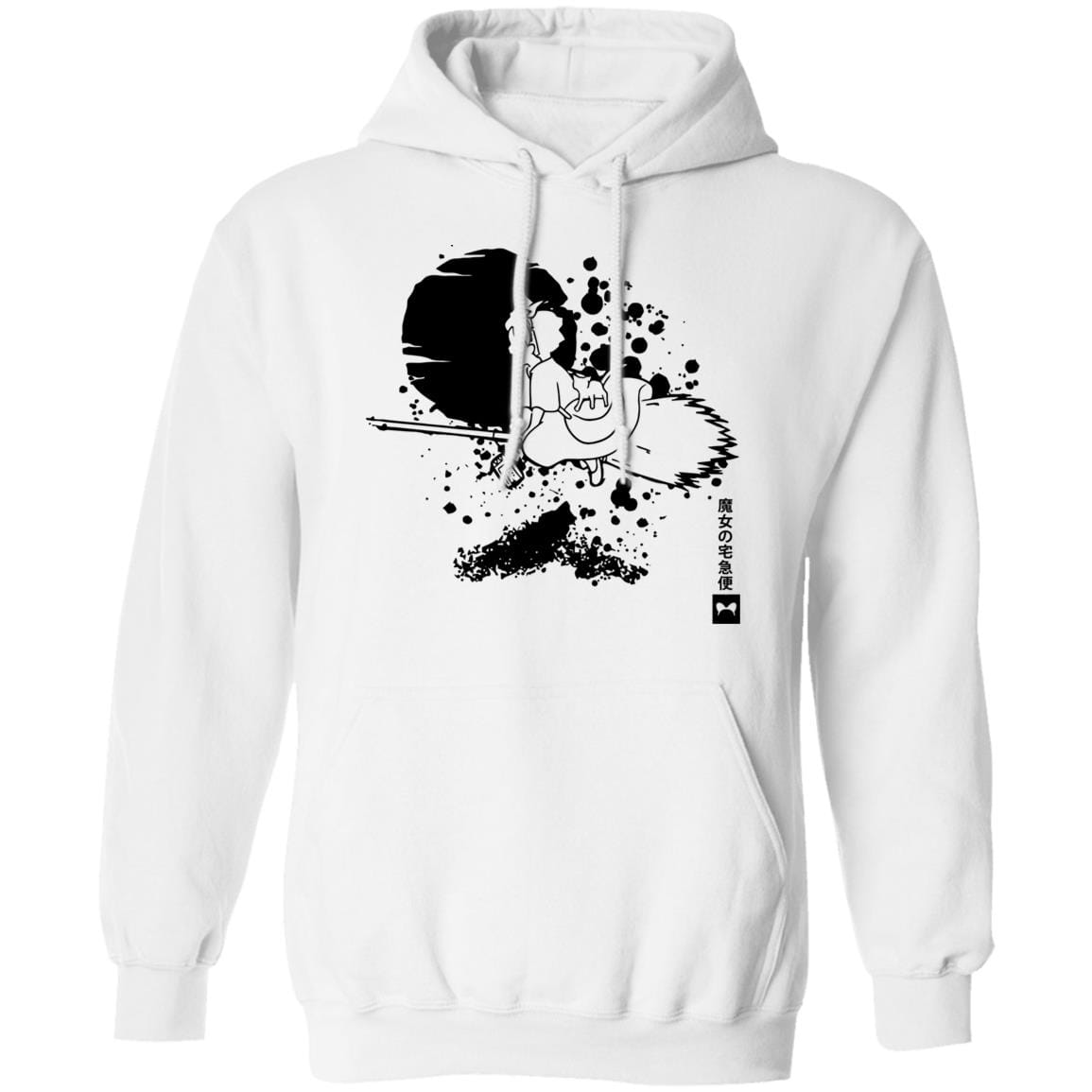 Kiki’s Delivery Service – Flying in the night Hoodie Unisex