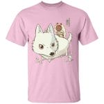 Princess Mononoke and The Wolf Cute Chibi Version T Shirt Ghibli Store ghibli.store