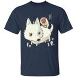 Princess Mononoke and The Wolf Cute Chibi Version T Shirt Ghibli Store ghibli.store