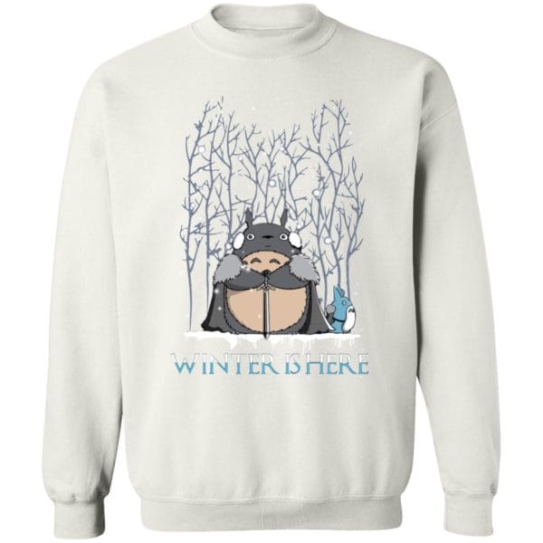 Totoro Game of Throne Winter is Here Sweatshirt Ghibli Store ghibli.store