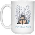 Totoro Game of Throne Winter is Here Mug 15Oz