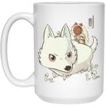 Princess Mononoke and The Wolf Cute Chibi Version Mug