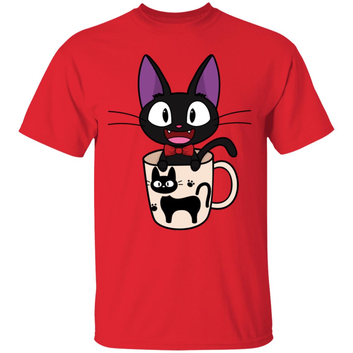 Jiji in the Cat Cup T Shirt