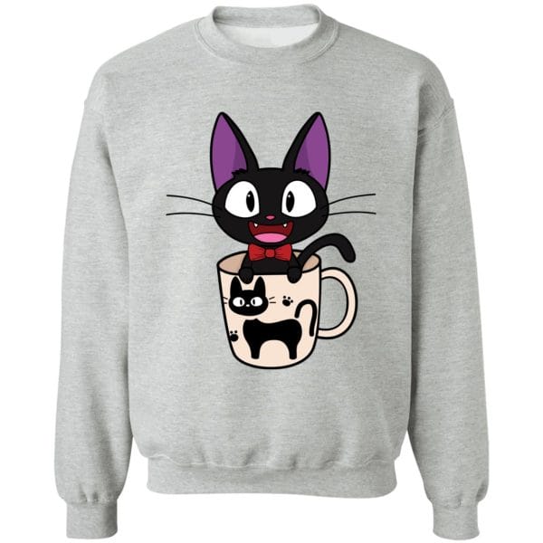 Jiji in the Cat Cup Sweatshirt Ghibli Store ghibli.store