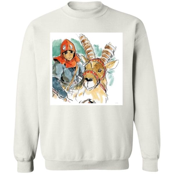Princess Mononoke – Ashitaka Water Color Sweatshirt Ghibli Store ghibli.store