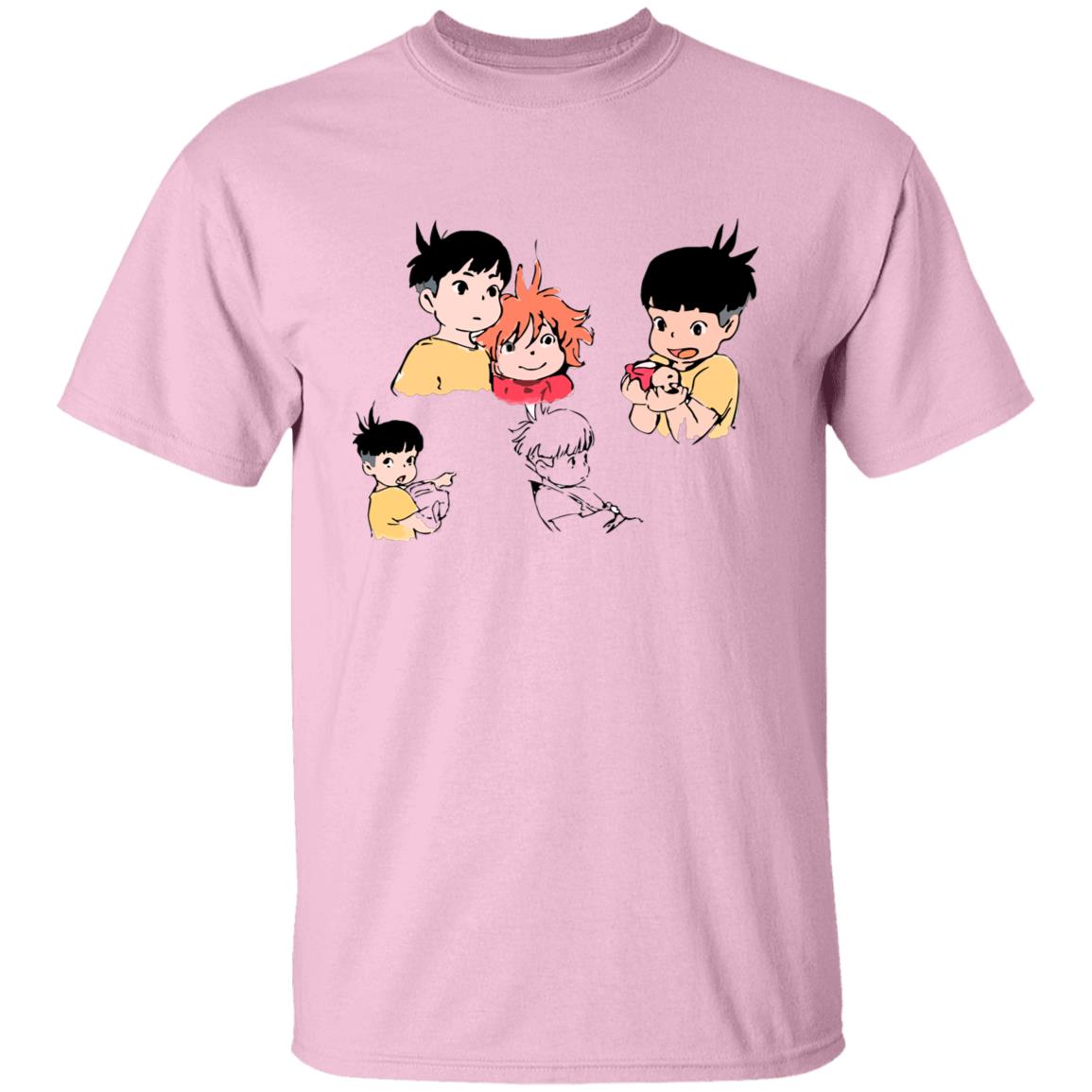 Ponyo and Sosuke Sketch T Shirt