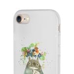 Totoro with Flower Umbrella iPhone Cases Ghibli Store ghibli.store