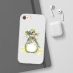 Totoro with Flower Umbrella iPhone Cases Ghibli Store ghibli.store